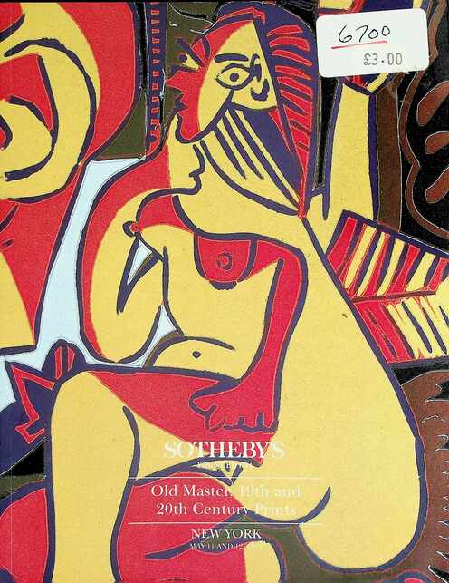 Sothebys May 1995 Old Master, 19th & 20th Century Prints