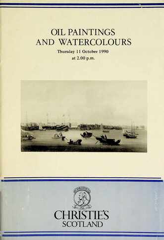 Christies October 1990 Oil Paintings & Watercolours