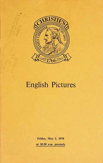 Christies May 1978 English Pictures