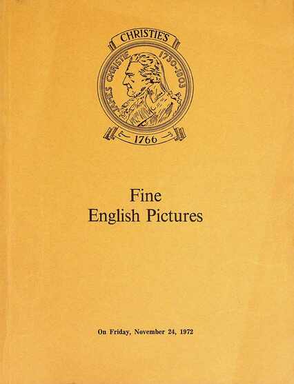 Christies November 1972 Fine English Pictures