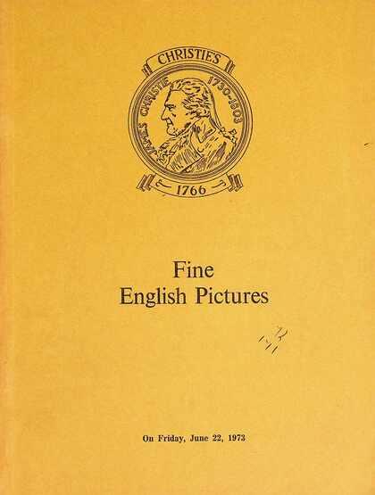 Christies June 1973 Fine English Pictures