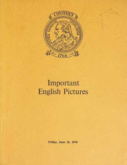 Christies June 1976 Important English Pictures