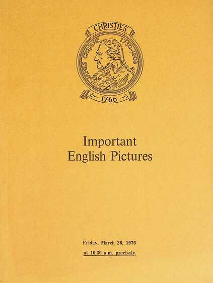 Christies March 1976 Important English Pictures