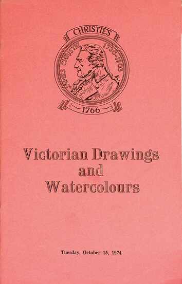 Christies October 1974 Victorian Drawings & Watercolours
