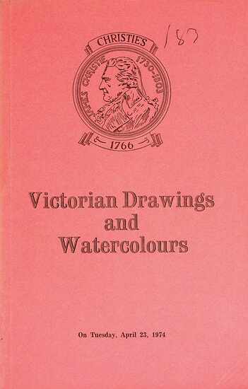 Christies April 1974 Victorian Drawings & Watercolours