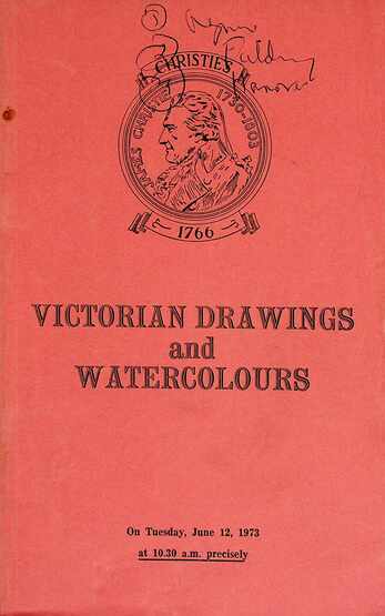 Christies June 1973 Victorian Drawings & Watercolours