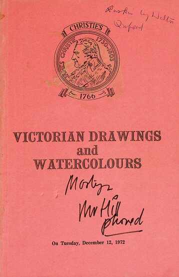 Christies December 1972 Victorian Drawings & Watercolours