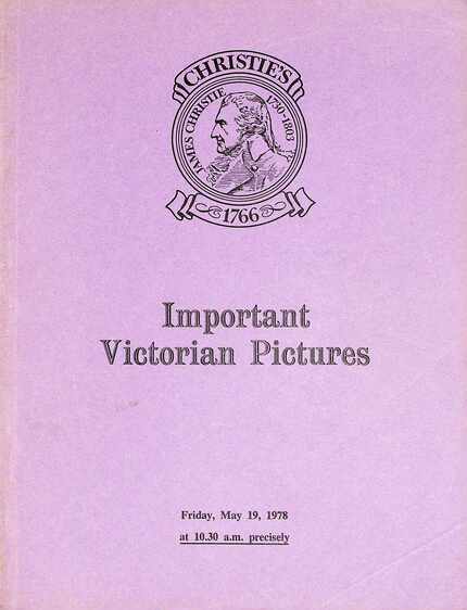 Christies May 1978 Important Victorian Pictures