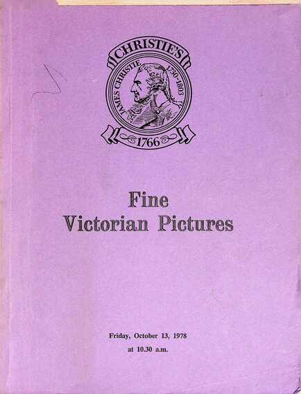Christies October 1978 Fine Victorian Pictures