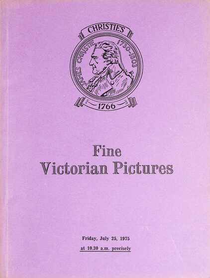 Christies July 1975 Fine Victorian Pictures