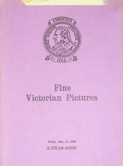 Christies May 1976 Fine Victorian Pictures