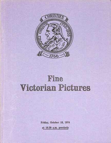 Christies October 1974 Fine Victorian Pictures
