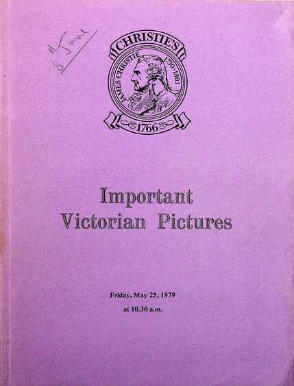 Christies May 1979 Important Victorian Pictures