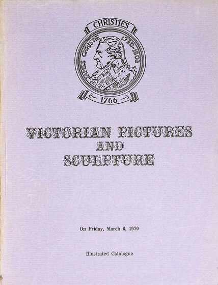 Christies March 1970 Victorian Pictures & Sculpture