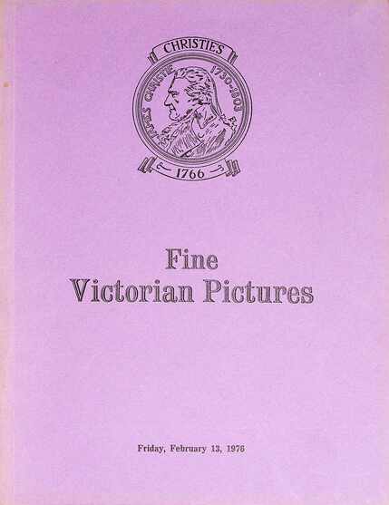 Christies February 1976 Fine Victorian Pictures