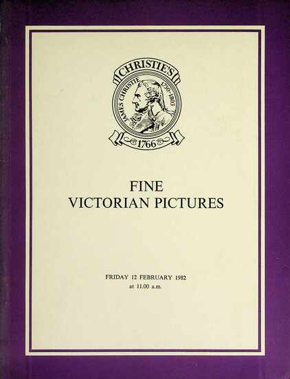Christies February 1982 Fine Victorian Pictures