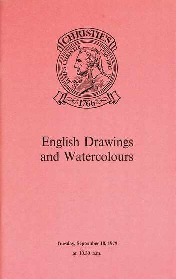 Christies September 1979 English Drawings & Watercolours