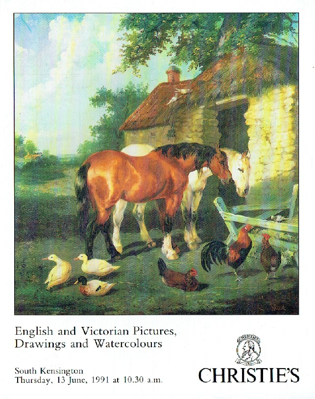 Christies June 1991 English & Victorian Pictures, Drawings and Watercolours