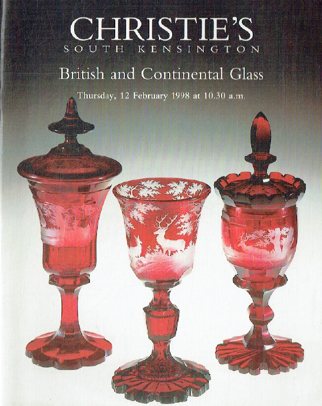 Christies February 1998 British & Continental Glass