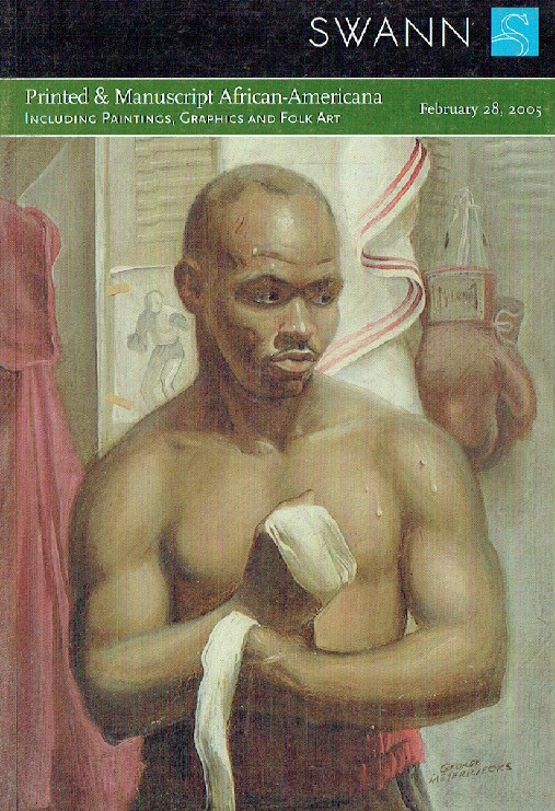 Swann February 2006 Printed & Manuscript African-Americana Inc. Paintings, Graph Swann February 2006 Printed & Manuscript African-Americana Inc. Paintings, Graph