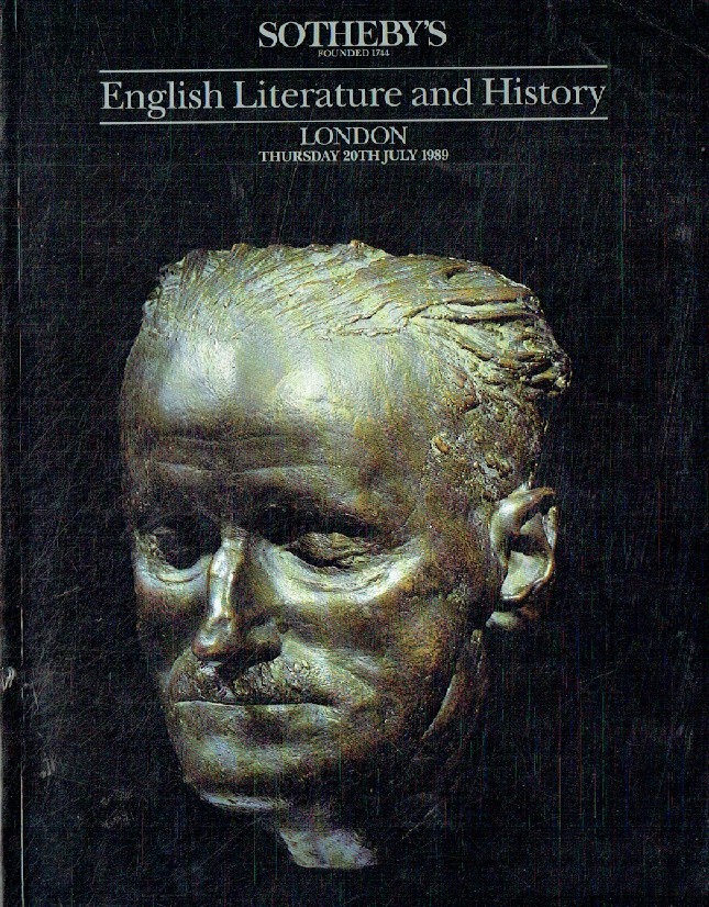Sothebys July 1989 English Literature & History