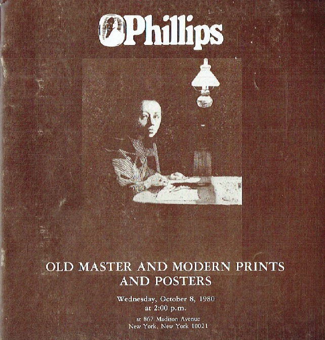 Phillips October 1980 Old Master & Modern Prints and Posters