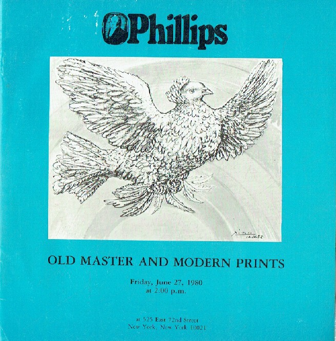 Phillips June 1980 Old Master & Modern Prints