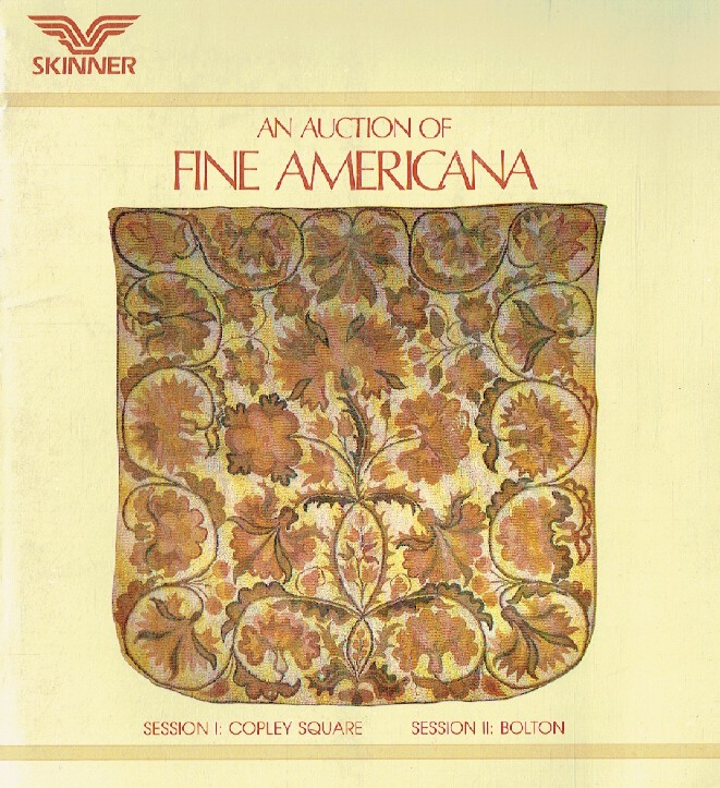 Skinner October 1983 Fine Americana