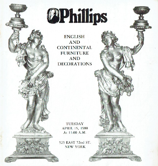 Phillips April 1980 English & Continental Furniture and Decorations