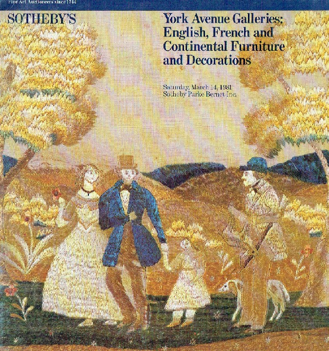 Sothebys March 1981 English, French & Continental Furniture and Decorations