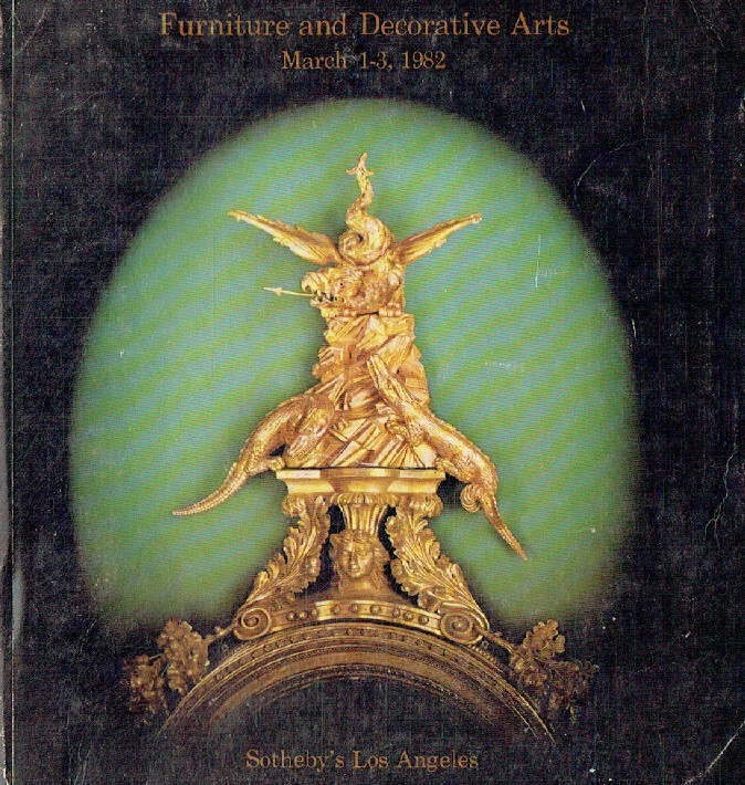 Sothebys March 1982 Furniture & Decorative Arts