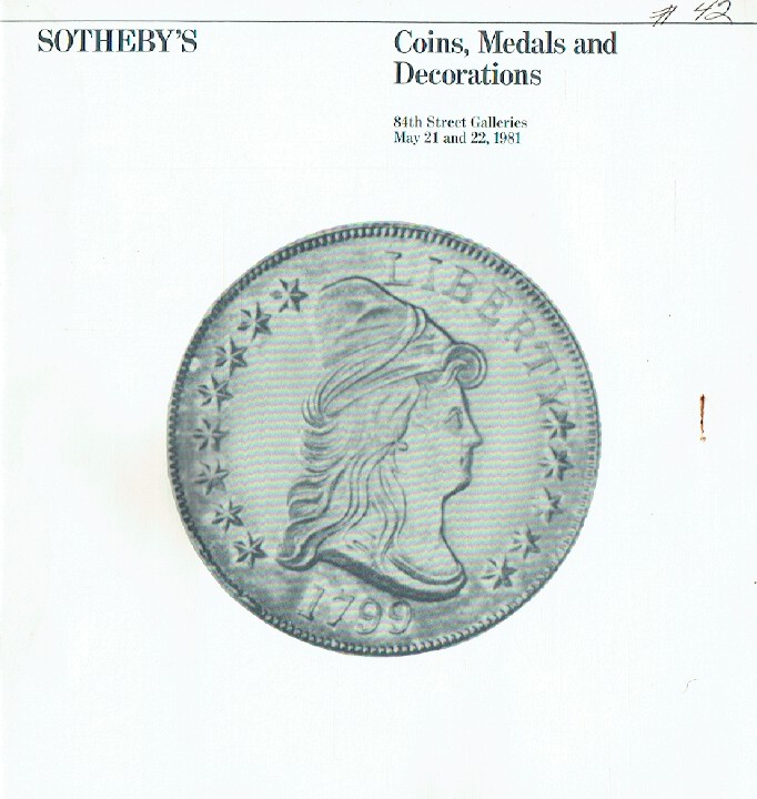 Sothebys May 1981 Coins, Medals & Decorations - Click Image to Close