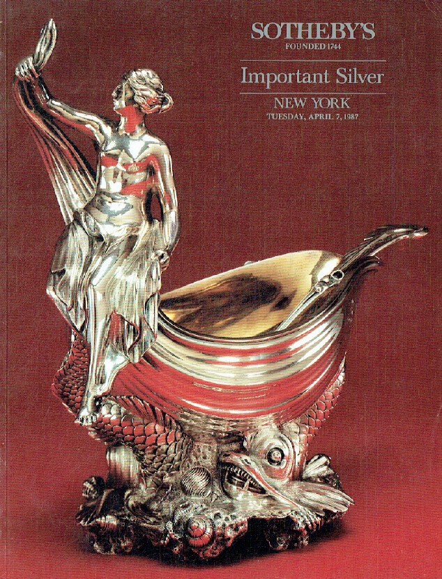 Sothebys April 1987 important Silver