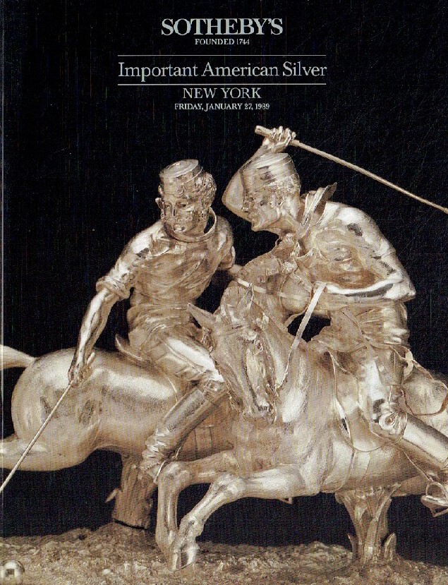 Sothebys January 1989 Important American Silver (Digital only)