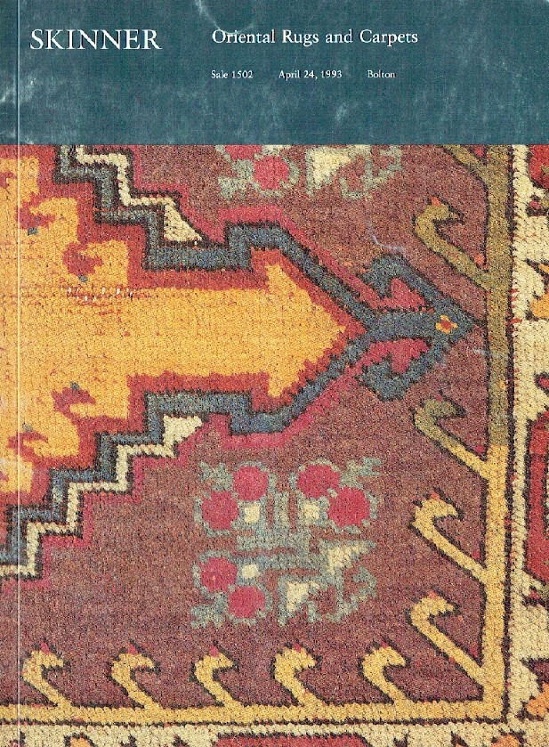 Skinner April 1993 Oriental Rugs & Carpets