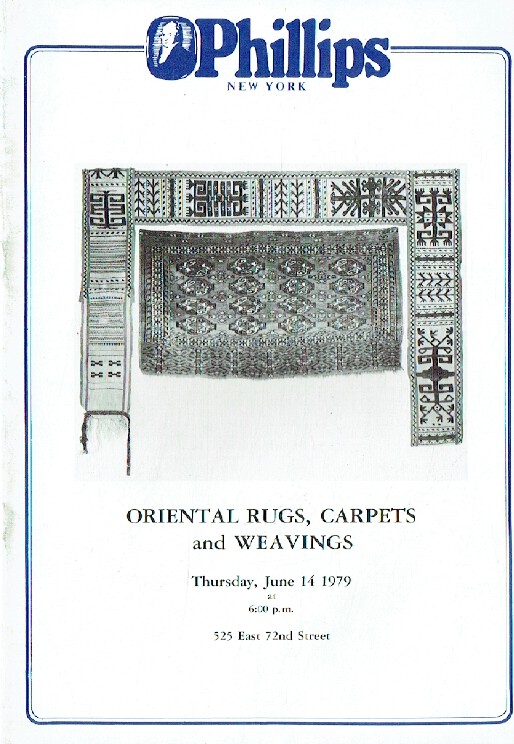 Phillips June 1979 Oriental Rugs, Carpets & Weavings - Click Image to Close