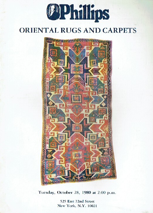 Phillips October 1980 Oriental Rugs & Carpets