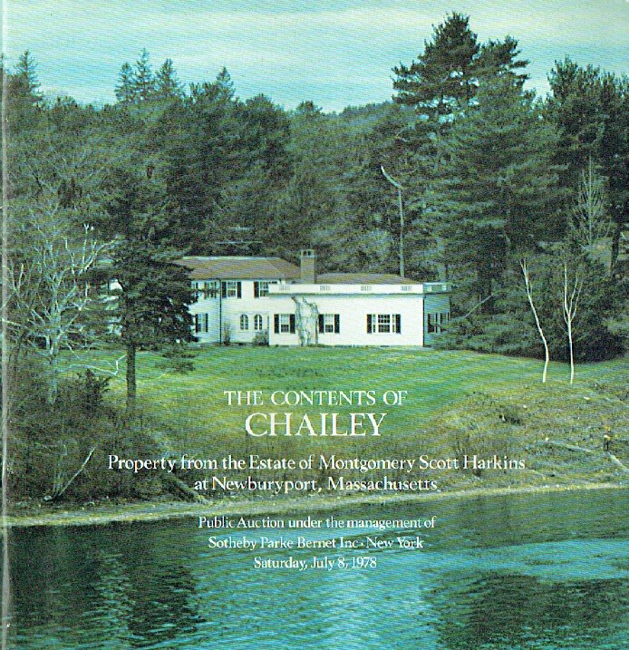 Sothebys July 1978 The Contents of Chailey, Montgomery Scott Harkins
