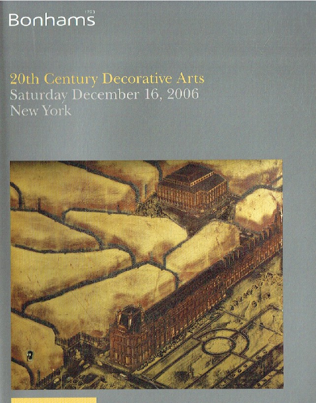 Bonhams December 2006 20th Century Decorative Arts Bonhams December 2006 20th Century Decorative Arts