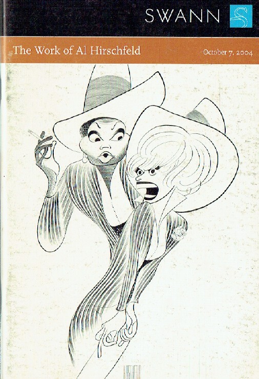 Swann October 2004 The Work of Al Hirschfeld