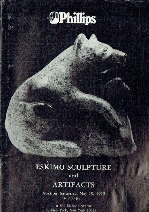 Phillips May 1979 Eskimo Sculpture & Artifacts - Click Image to Close