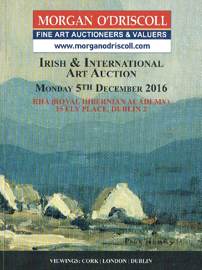 Morgan O'Driscoll December 2016 Irish & International Art Auction
