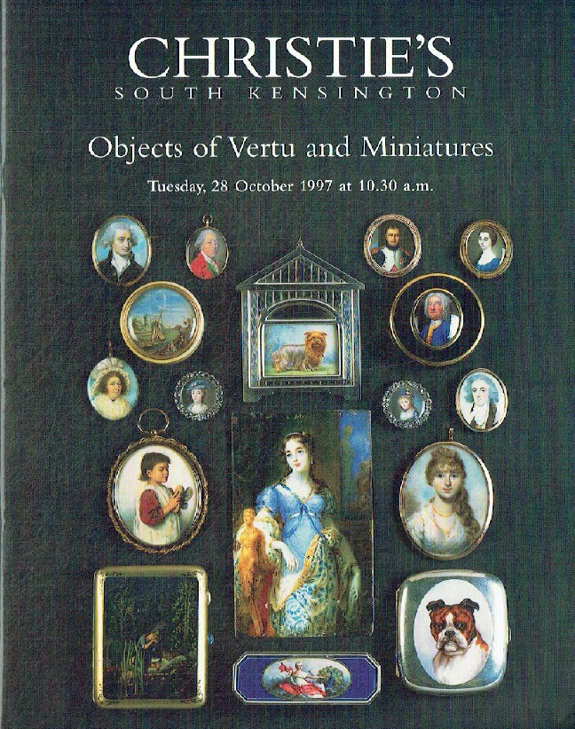 Christies October 1997 Objects of Vertu & Miniatures