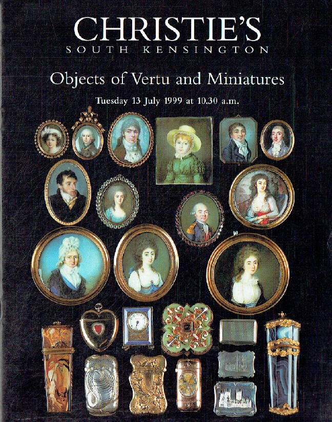 Christies July 1999 Objects of Vertu & Miniatures