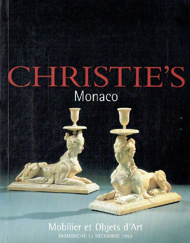 Christies December 1999 (French) Furniture & Works of Art