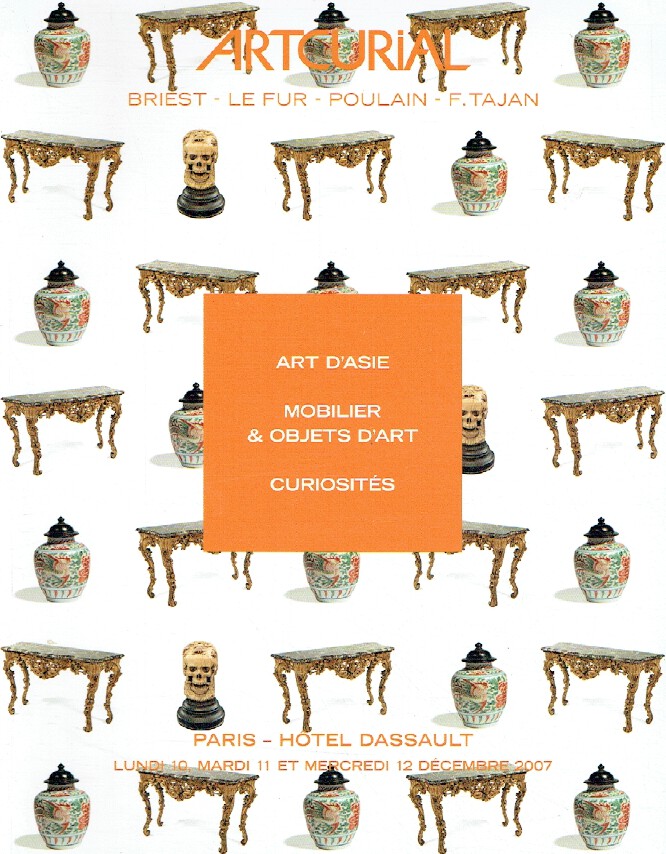 Artcurial December 2007 Asian Art, (French) Furniture & Works of Art - Click Image to Close