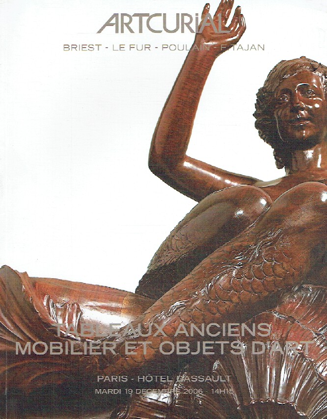 Artcurial December 2006 Old Paintings, Furniture & Works of Art - Click Image to Close