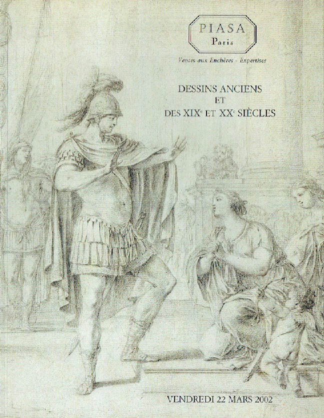 Piasa March 2002 Old Master, 19th & 20th Century Drawings