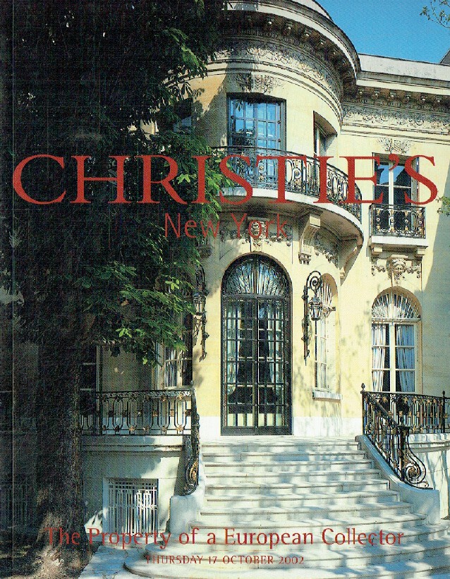 Christies October 2002 The Property of a European Collector