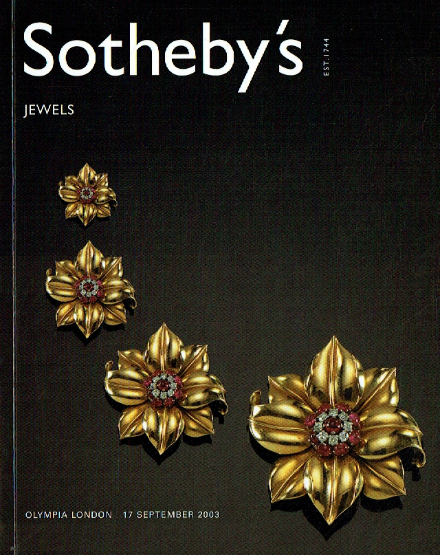 Sothebys September 2003 Jewels